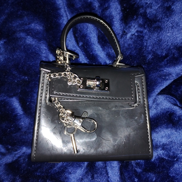Kendall & Kylie Handbags - Kendell  & Kylie Elegant Black Handbag with Silver Accents